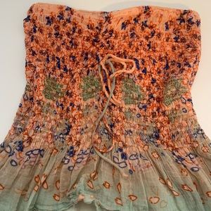 Free people strapless tube top xs